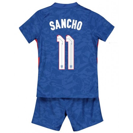Tenue Angleterre Sancho 11 Enfant Exterieur Euro 2020 Maillot de Foot